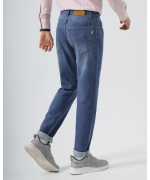 Quần Jeans Nam Dáng Slim Màu Xanh Da Trời 4001A
