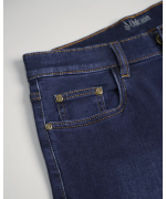 Quần Jeans Nam Dáng Slim Màu Xanh Đậm 4002A