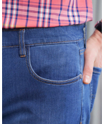 Quần Jeans Nam Dáng Slimfit Màu Xanh 4003A