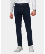 Quần Jeans Nam Dáng Suông Co Giãn 4024 - Xanh Tím Than