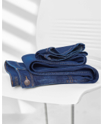 Quần Jeans Nam Dáng Suông Màu Xanh Co Giãn 5005A