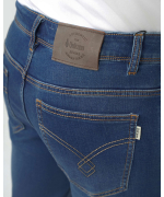 Quần Jeans Nam Dáng Suông Màu Xanh Đậm 4019A