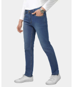 Quần Jeans Nam Dáng Suông Màu Xanh Đậm 4019A