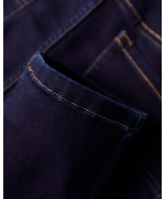 Quần Jeans Nam Dáng Suông Màu Xanh Than 3004D