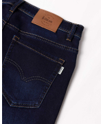 Quần Jeans Nam Dáng Suông Màu Xanh Than 3004D