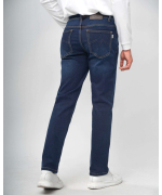 Quần Jeans Nam Ống Suông Co Giãn Màu Xanh 4015A