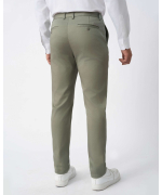 Quần Kaki Nam Dáng Carrot Trơn 4001 - Xanh Đậm