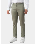 Quần Kaki Nam Dáng Carrot Trơn 4001 - Xanh Đậm
