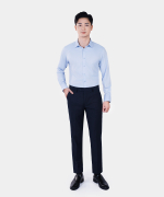 Áo Sơ Mi Nam Dài Tay Màu Xanh  ASAR26A0360