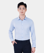 Áo Sơ Mi Nam Dài Tay Màu Xanh  ASAR26A0360