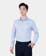 Áo Sơ Mi Nam Dài Tay Màu Xanh  ASAR26A0360