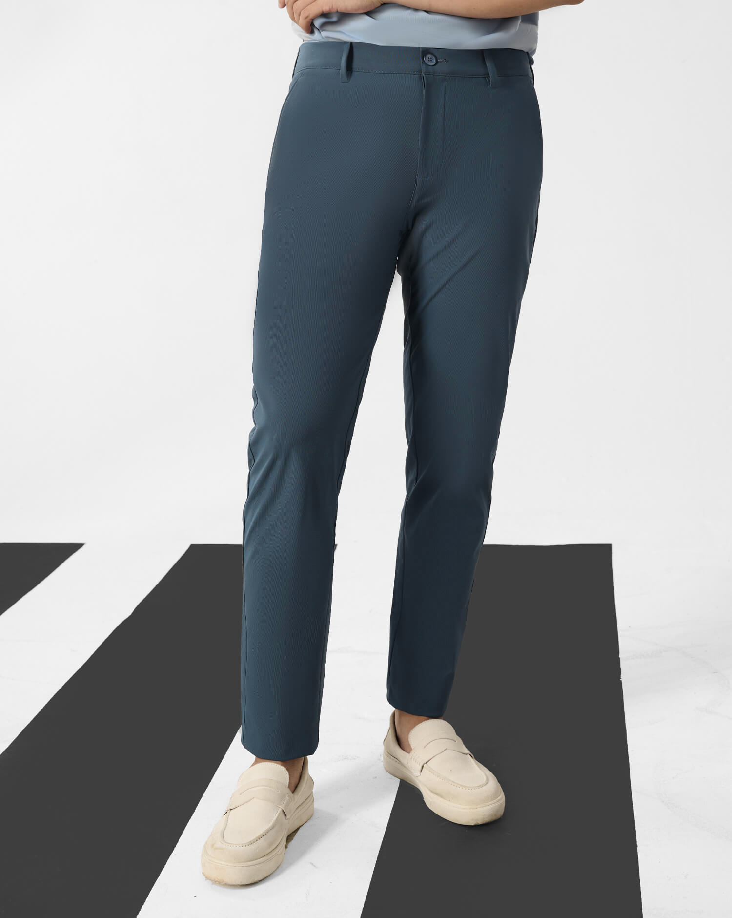 Quần Kaki Thể Thao Nam 5003 - Màu Xanh Đá