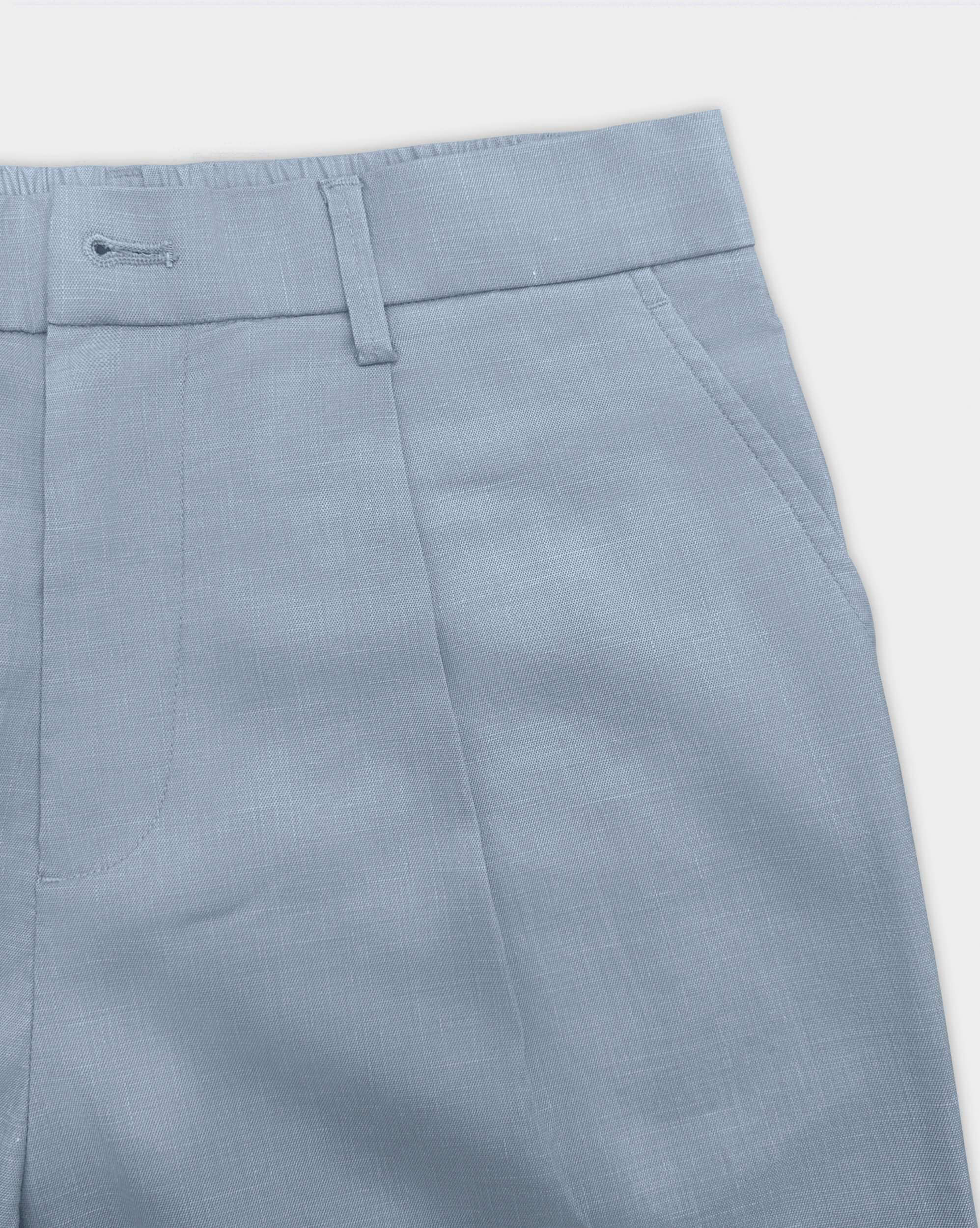 Quần Short Linen Nam 5003 - Màu Xanh Pastel