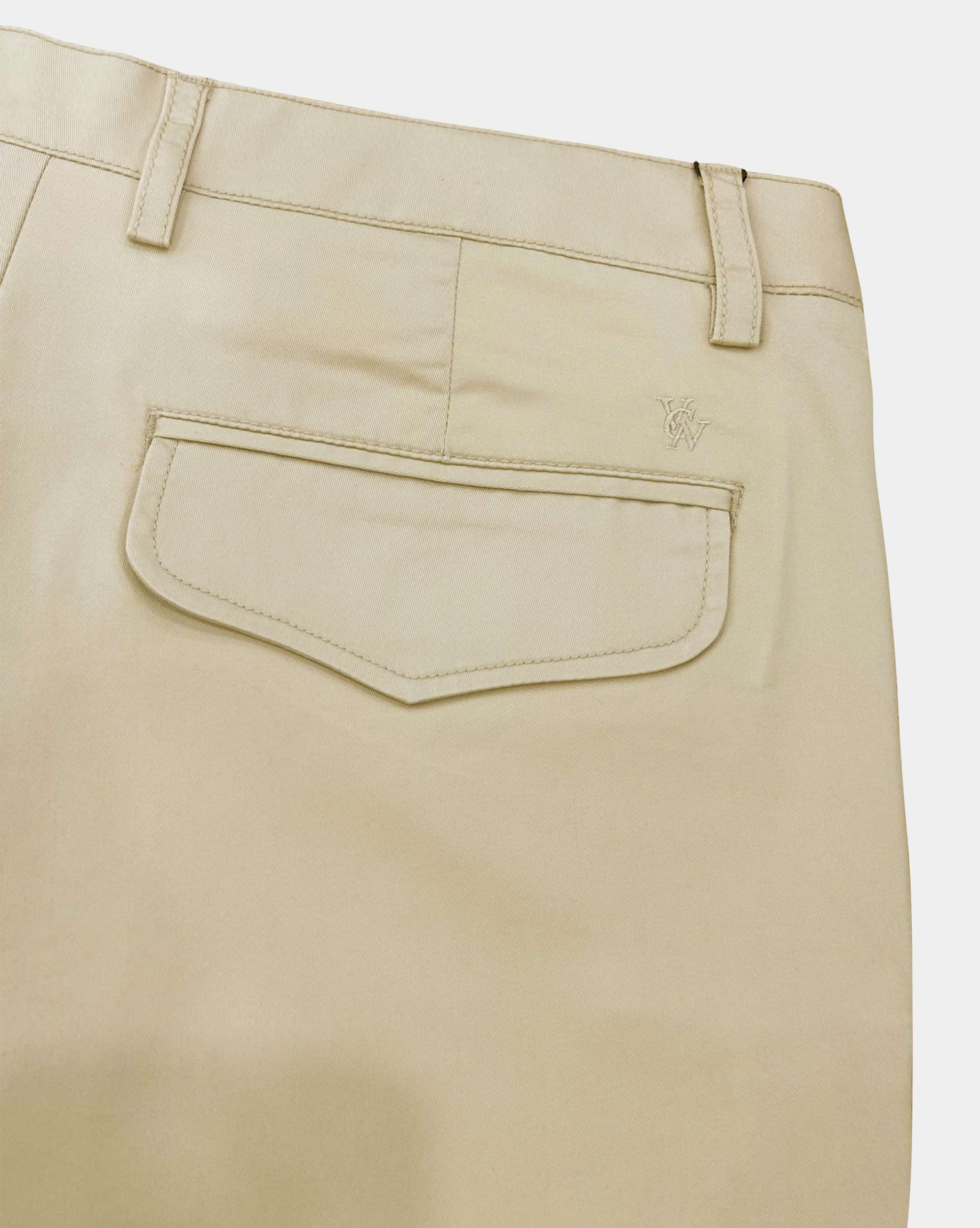 Quần Short Nam Vải Cotton 5004 - Màu Be