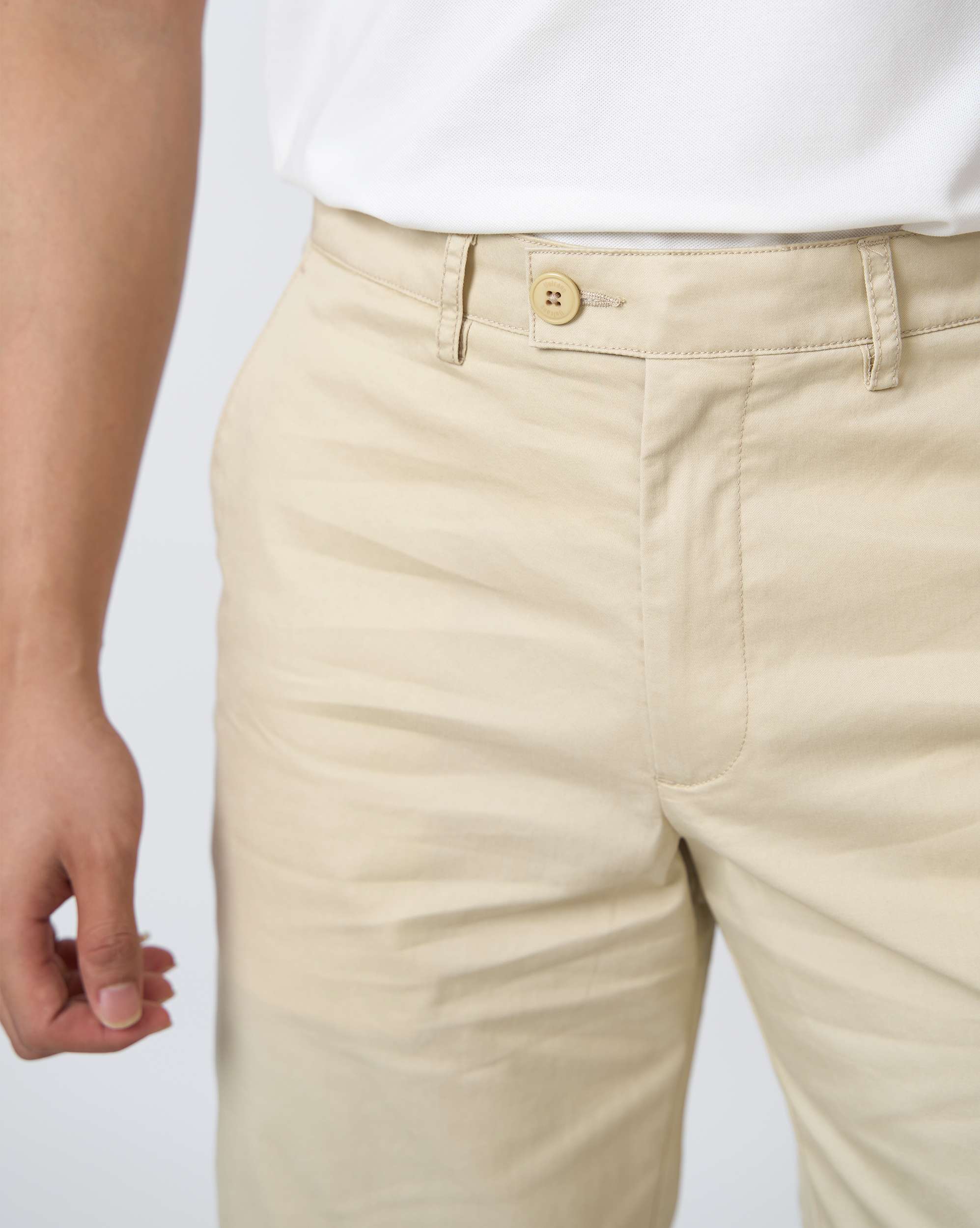 Quần Short Nam Vải Cotton 5004 - Màu Be