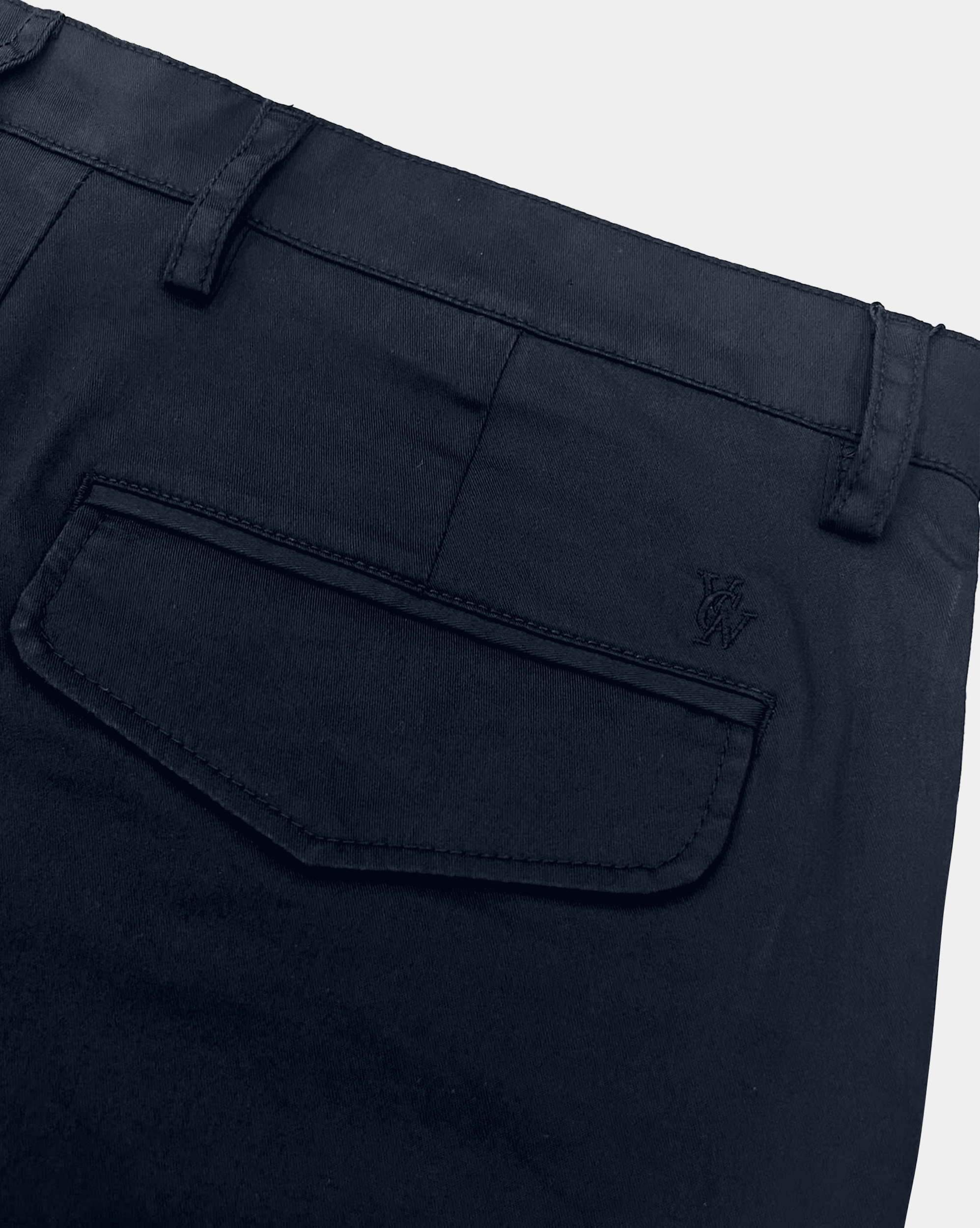 Quần Short Nam Vải Cotton 5004 - Màu Xanh Tím Than