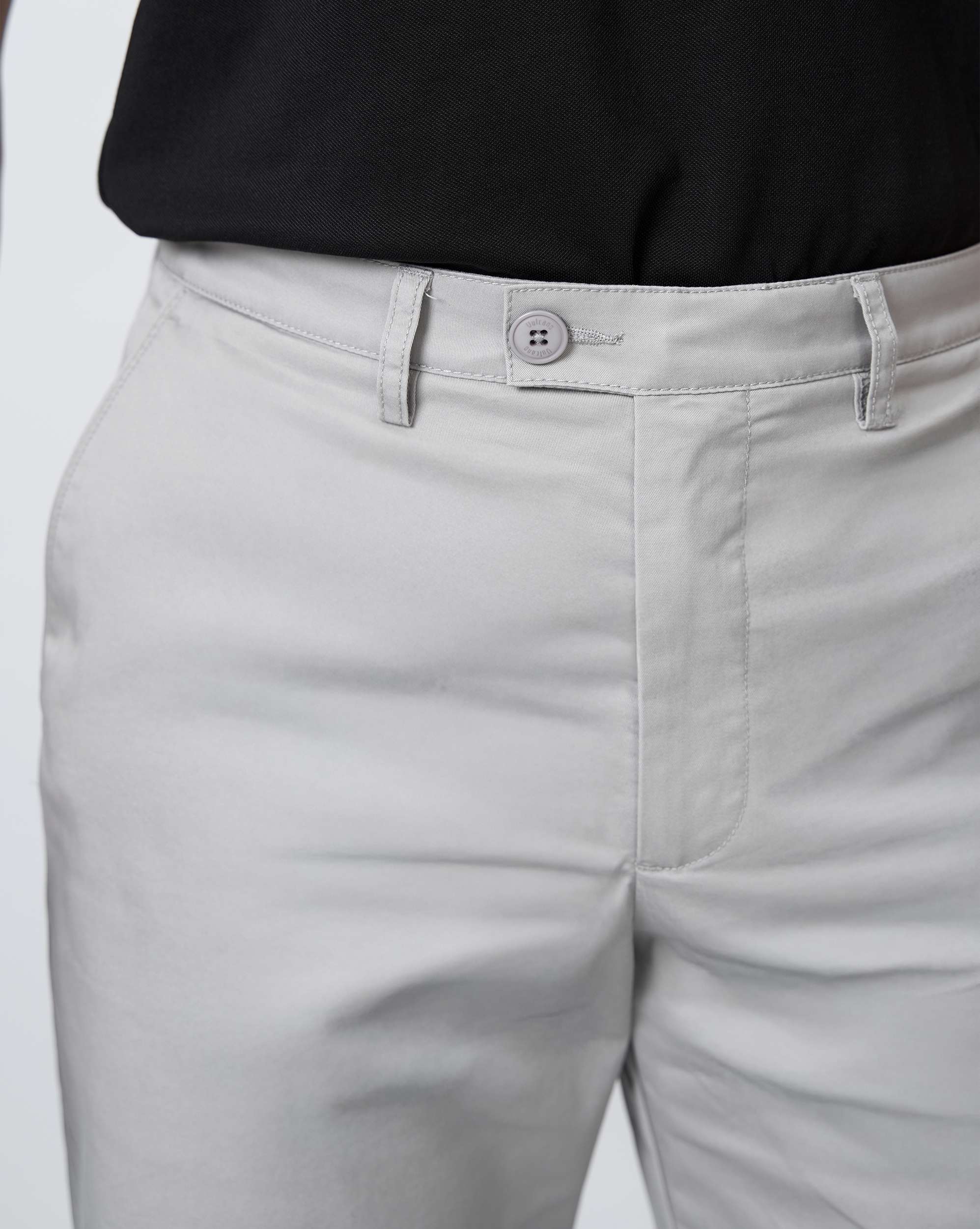 Quần Short Nam Vải Cotton 5004 - Màu Ghi