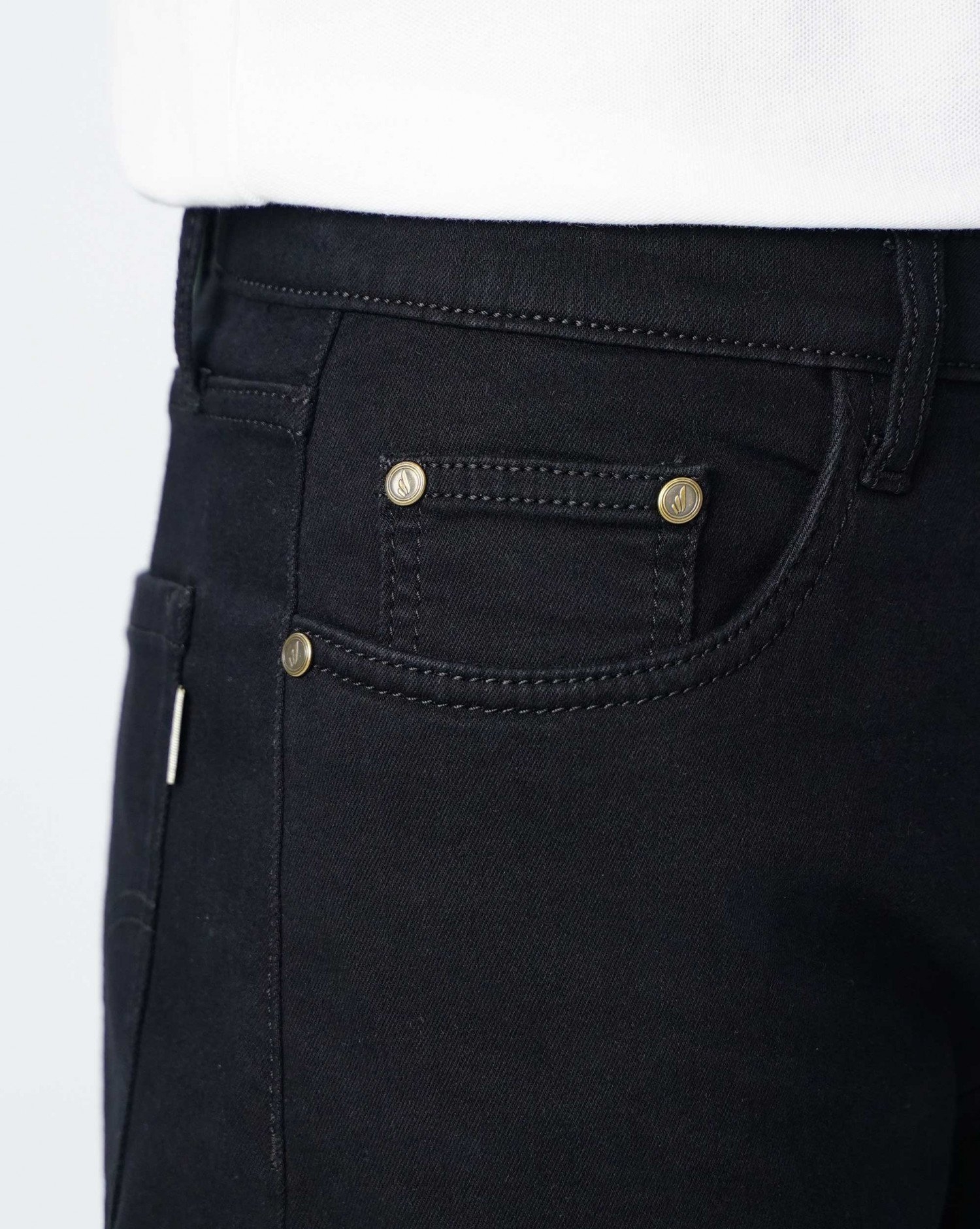 Quần Jeans Nam Basic Màu Đen 4004B
