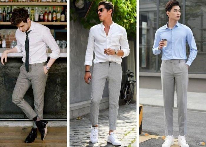 Áo Sơ Mi Cổ Trụ Hàn Quốc Đẹp, Top 11 Mẫu Sơ Mi Cổ Tàu Cách Điệu Cho Nam 9