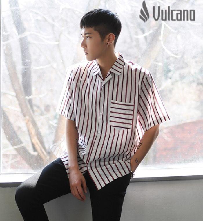 Áo Sơ Mi Tay Ngắn Cao Cấp Cho Nam, Các Mẫu Sơ Mi Cộc Tay Hàng Hiệu 1