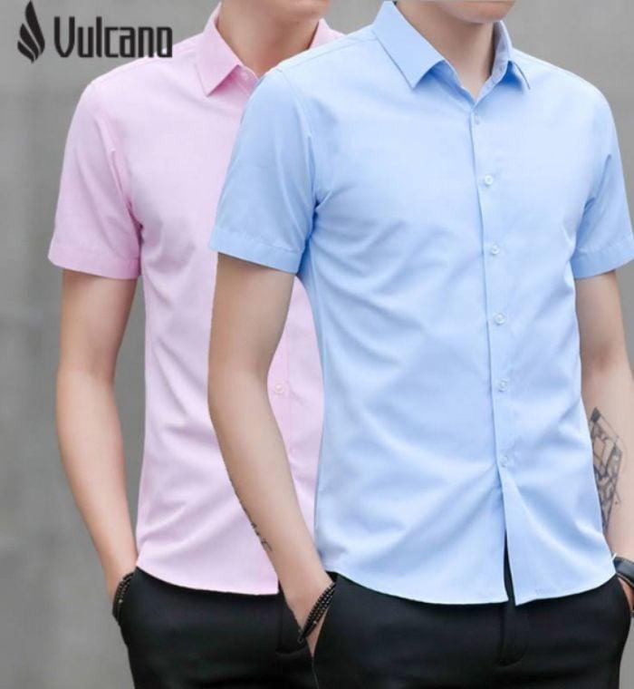Áo Sơ Mi Tay Ngắn Cao Cấp Cho Nam, Các Mẫu Sơ Mi Cộc Tay Hàng Hiệu 4