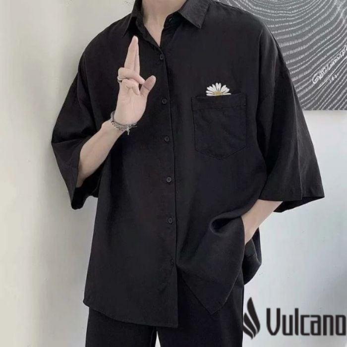 Áo Sơ Mi Tay Ngắn Cao Cấp Cho Nam, Các Mẫu Sơ Mi Cộc Tay Hàng Hiệu 8