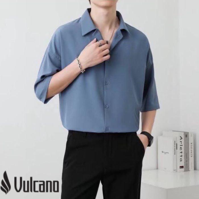 Áo Sơ Mi Tay Ngắn Cao Cấp Cho Nam, Các Mẫu Sơ Mi Cộc Tay Hàng Hiệu 9