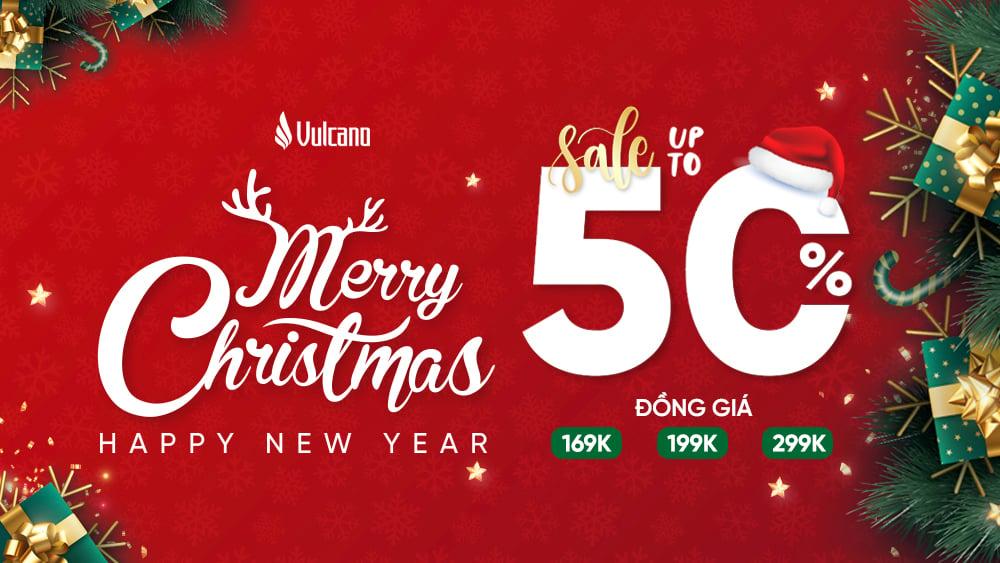 Đón Giáng Sinh Và Năm Mới Với Sale Lớn Từ Vulcano