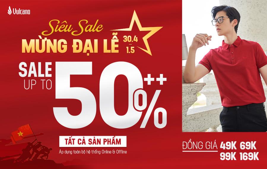 Tưng Bừng Mừng Đại Lễ 30/04 - 01/05, Vulcano Tung Nhiều Deal Hấp Dẫn Không Thể Bỏ Lỡ 1