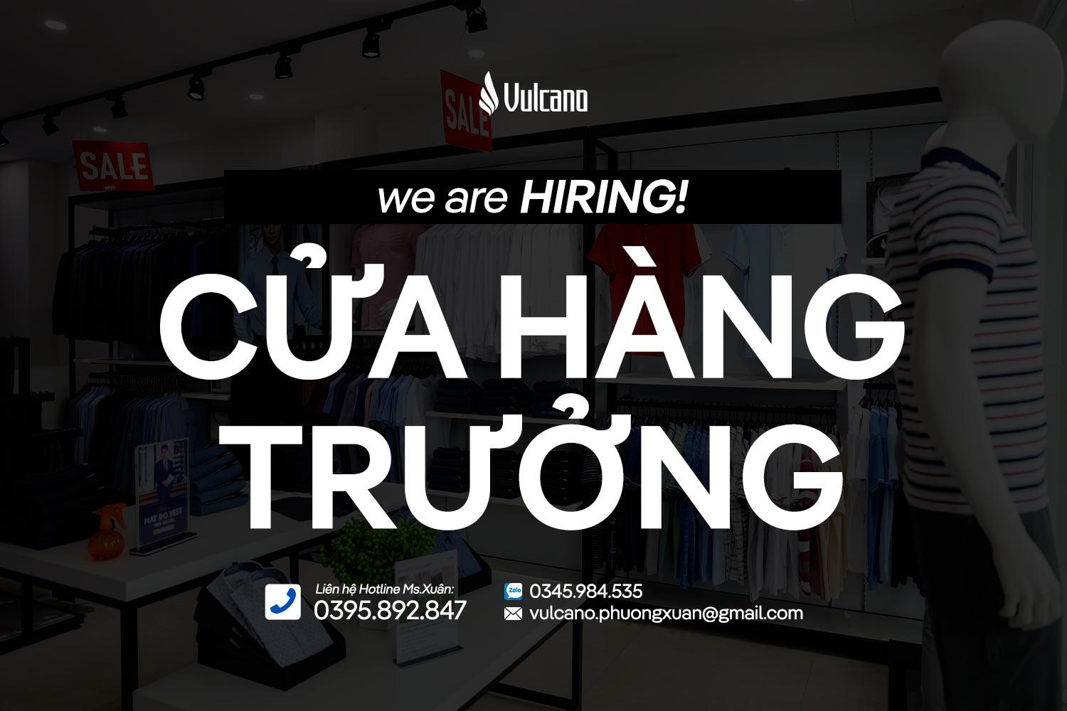 Vulcano Tuyển Dụng Cửa Hàng Trưởng Khối Cửa Hàng 1